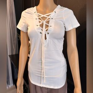 Women's Lace-Up Top